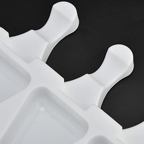 Silicone Ice Cream Mold Set - Homemade Popsicle Maker (4 Triangle)