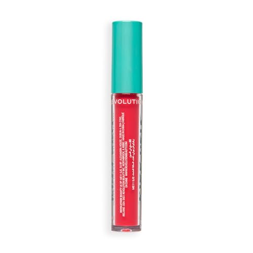 Revolution Kiss Drip Water Lip Tint - Strawberry Drizzle, Sheer & Hydrating