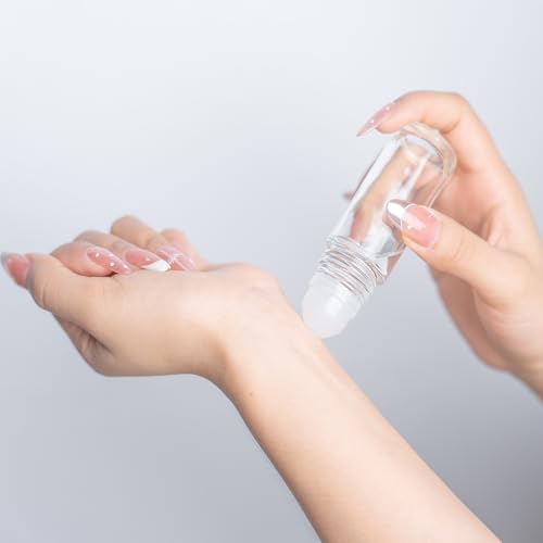 2 PCS 30ml Glass Roller Bottles for Essential Oils & Perfume
