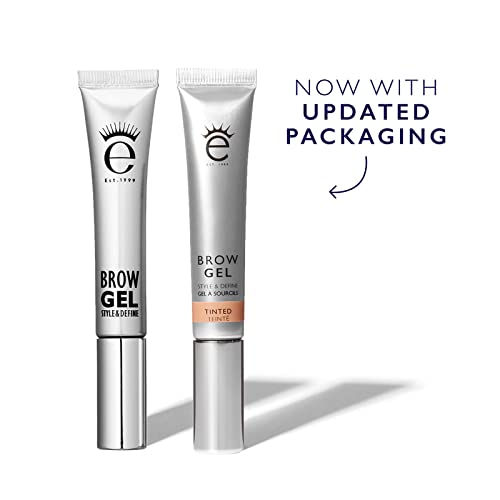 Eyeko Tinted Brow Gel Light Brown - Natural Flexible Hold with Keratin, 8ml