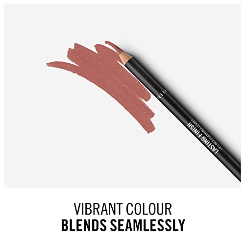 Rimmel Lasting Finish 8HR Lip Liner Pencil - 90's Nude, Pack of 3