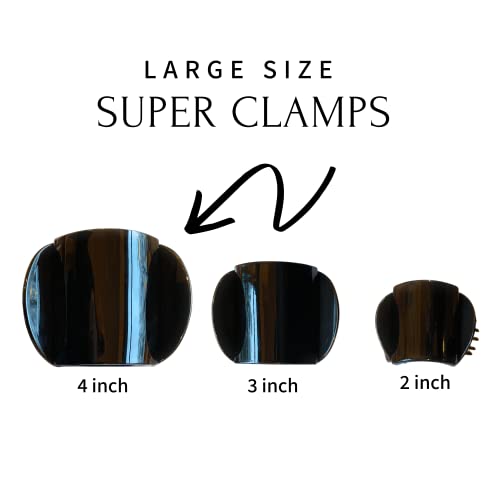 Mia Super Clamp Hair Clip for Thick & Long Hair, French Twist & Updo Accessory