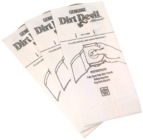 Dirt Devil Type G Handheld Vacuum Bags - 3 Pack (3010347001)