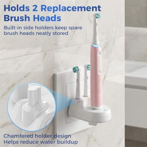 2-Pack Oral-B/ Braun Toothbrush Charger Base, Direct Plug-in | IPX7 Waterproof