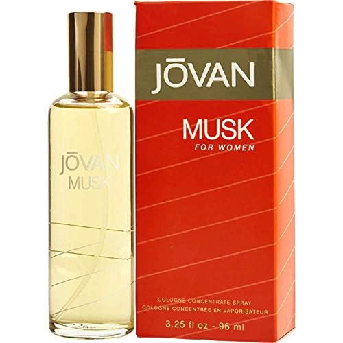 Jovan Musk Cologne Spray for Women - 3.25 oz Floral Woody Fragrance
