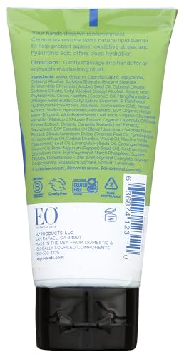 EO Hand Cream, Jasmine & Verbena Botanical Moisturizer, 2.5 Fl Oz
