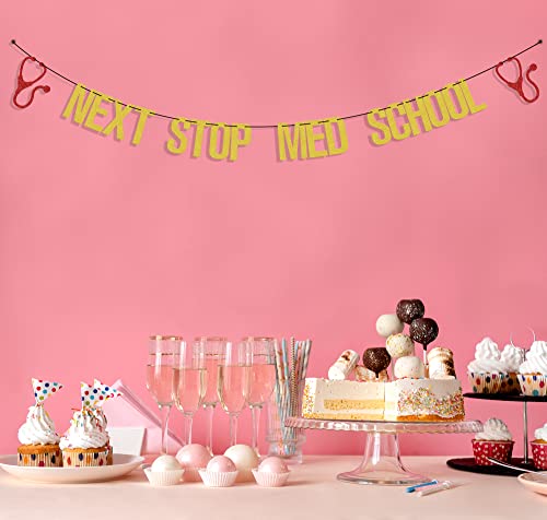 Congrats Doctor Graduation Banner - Med School Party Decor 2026