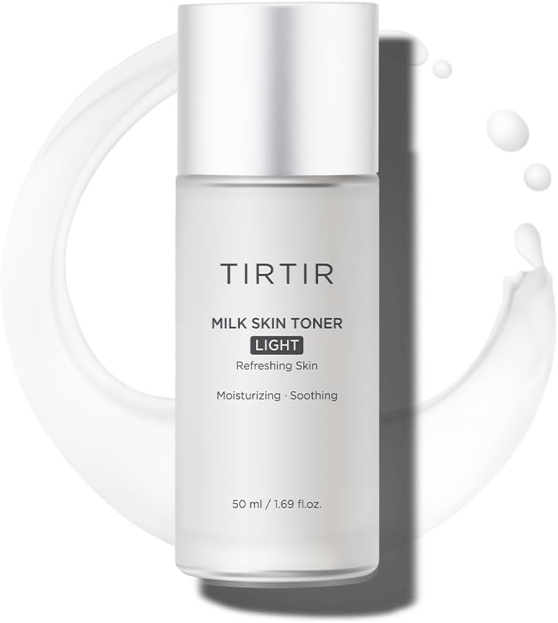 TIRTIR Milk Skin Rice Toner - Deep Moisturizing Hydrating Face Toner with Niacinamide & Ceramide | 1.69 Fl Oz