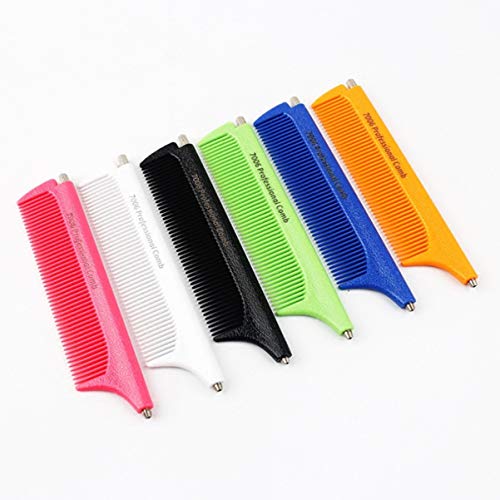 Minkissy Pointed Tail Comb Set - 3 Steel Combs for Hair Styling