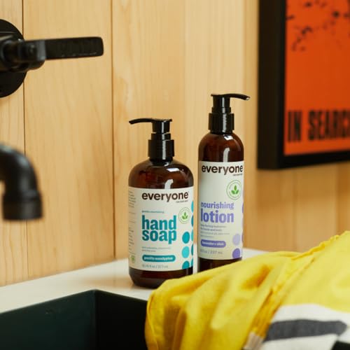 Everyone Nourishing Lavender Aloe Lotion 8 Fl Oz - Organic Moisturizer for Skin, Pack of 1