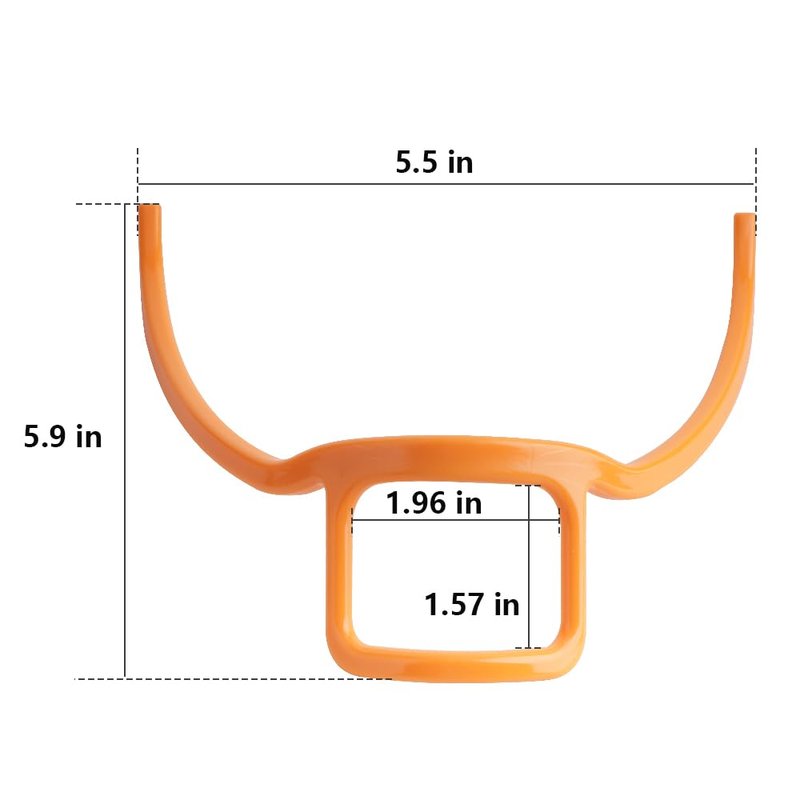 LIUZONGIN 2 Pack Men's Beard Styler and Hairline Shaping Tool - Facial Hair Outline Template, Styling Tools, Goatee Groomer (Black and Orange)