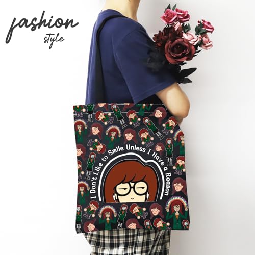 I Don't Like To Smile Makeup Bag - CMNIM 90s TV Show Merch, TE Black