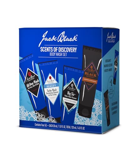 Jack Black Men's Travel Body & Hair Cleanser Set - 4 x 1 oz