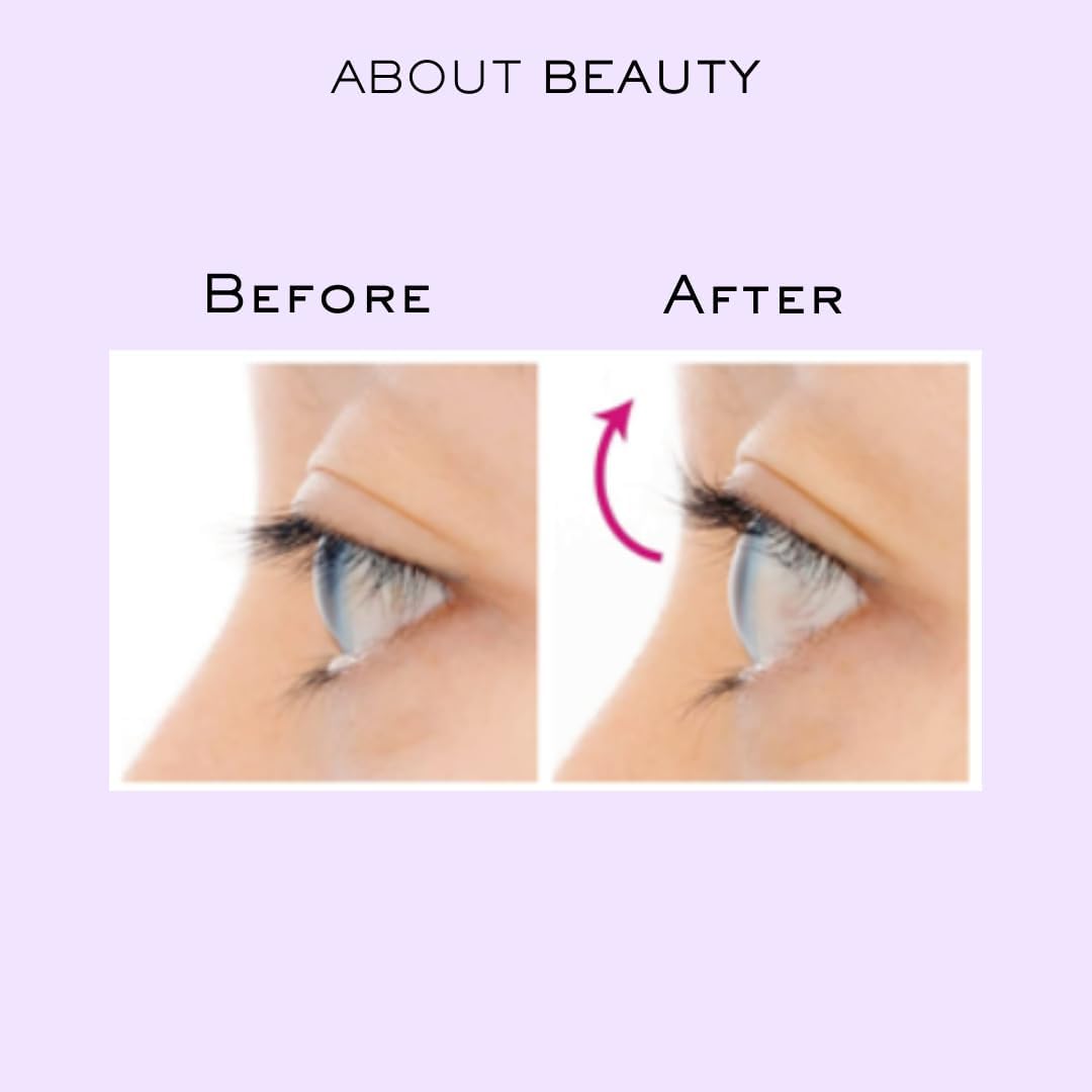 Compact Eyelash Curler - Portable Travel Lash Curler with Replacement Pad | Ergonomic Design for Gentle Curling