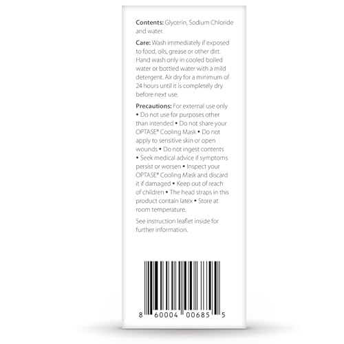 OPTASE Cooling Eye Mask with HydroCool Technology for Dry Eyes