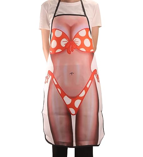Funny Cooking Apron for Grilling & Baking - Chef Gift for Men & Women