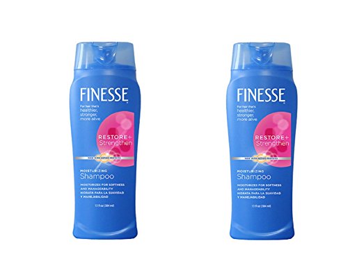 Finesse Moisturizing Shampoo 13 Fl Oz - Pack of 2 for Dry Hair