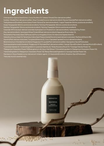AROMATICA Quinoa Protein Hair Ampoule - Leave-In Nourishing Hair Treatment