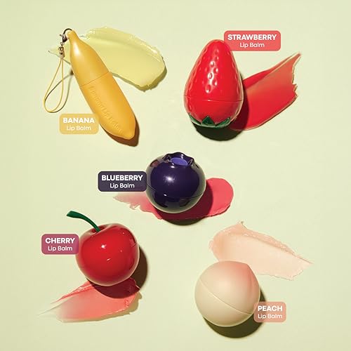 TONYMOLY Mini Fruit Lip Balm Set - Hydrating Peach Tint