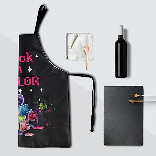 Giwawa Funny Hair Cutting Apron for Women - Adjustable Color Options
