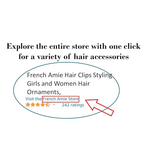 French Amie Tokyo 3-Inch Medium U Hair Pin for Women Girls — Tortoise Shell