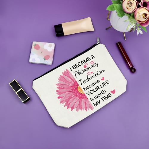 Pharmacist Makeup Bag for Women – Pharmacy Technician Gifts by Sazuwu
