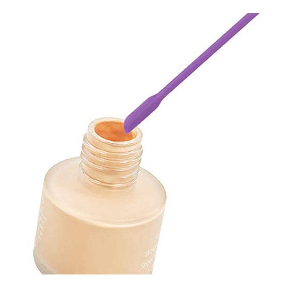 Mini Spatula Silicone Small for Makeup Spatula- Thin Jar ,for Thin Jar/Kitchen Bottles/Cosmetic Bottles 4Pack (Multicolor)