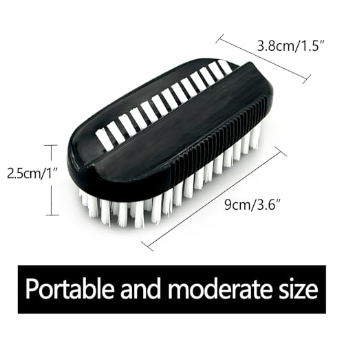 Two-Sided Nail Brush for Hand & Foot Cleaning - 4PCS