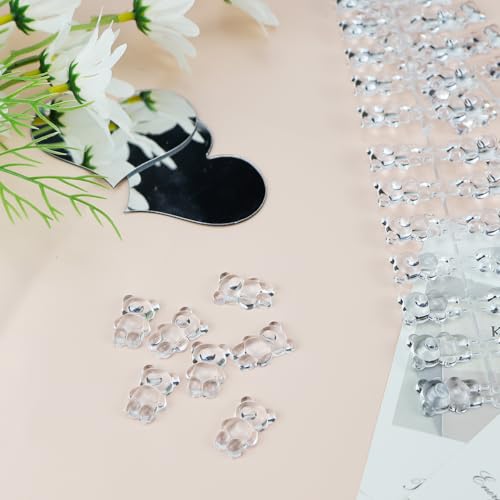 140pcs Bear Nail Polish Color Display Cards - Acrylic Swatches
