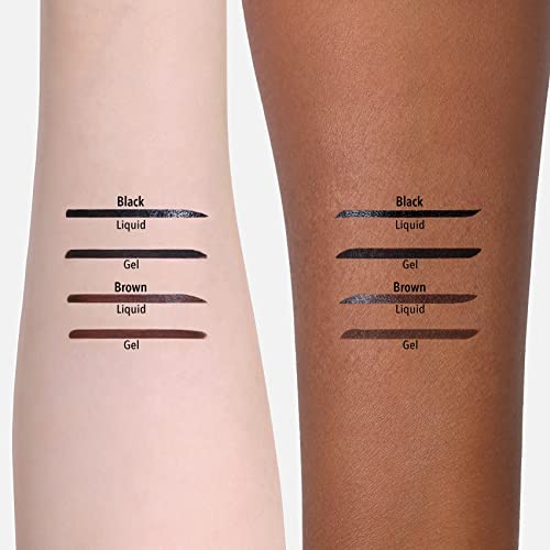 Moira Double Ended Gel & Liquid Eyeliner Brown 002