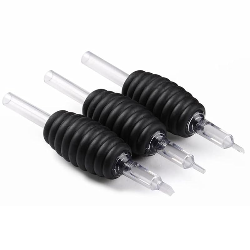 Hildbrandt Freeflow Disposable Tattoo Tube with 1" Grip - 14 Diamond Tip
