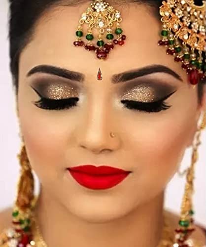 Multicolour Teardrop Stone Bindi Booklet for Women - 372 Bindis