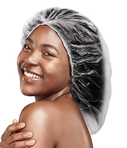 30 Pcs Extra Large Disposable Shower Cap for Long Braids - Waterproof