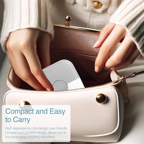 2-Pack Double-Sided Hair Trimmer Comb for Women - Portable & Safe
