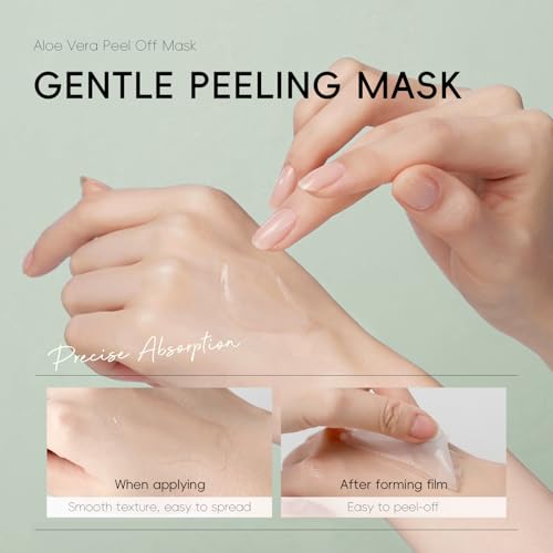 Aloe Vera Peel Off Face Mask for Moisturizing & Pore Cleansing