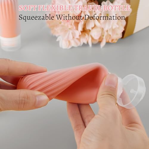 TSA Approved Travel Toiletry Bottles Kit - 25 Pack Leak Proof Set