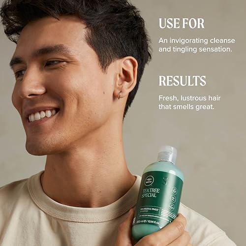 Tea Tree Special Shampoo, Deep Cleans, Refreshes Scalp, For All Hair Types, Especially Oily Hair