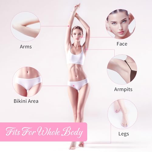 Beauty7 Wax & Sugar Paste Hair Removal Strips - Tear-Resistant 2.7x8 Inches, Suitable for Whole Body