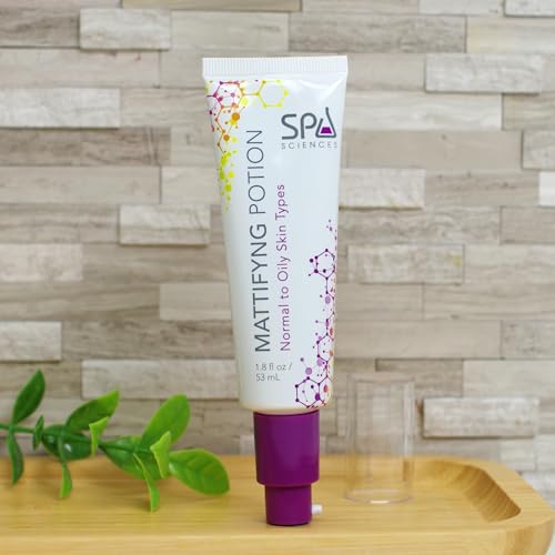 Spa Sciences Mattifying Potion - Oil-Control Moisturizer with Charcoal & Niacinamide - 1.8oz