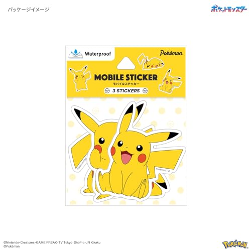 Pokémon Pikachu Mobile Sticker - Customizable for Phones & Mirrors