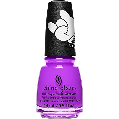 China Glaze Funky Beat 1705 Nail Polish - Violet Purple, Long-Lasting 0.5 fl oz