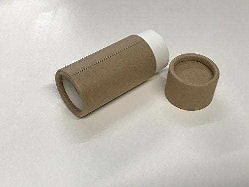 Empty Cardboard Deodorant Containers - 2.5 oz Push-Up Tubes (6-Pack)