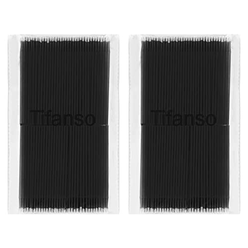 Tifanso 400PCS Disposable Micro Cotton Swabs for Makeup & Eyelash Extensions