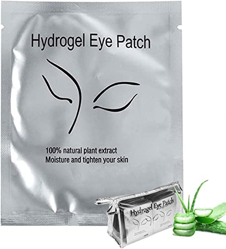 Eyelash Extension Gel Patches Kit - 100 Pairs Lint-Free Under-Eye Pads