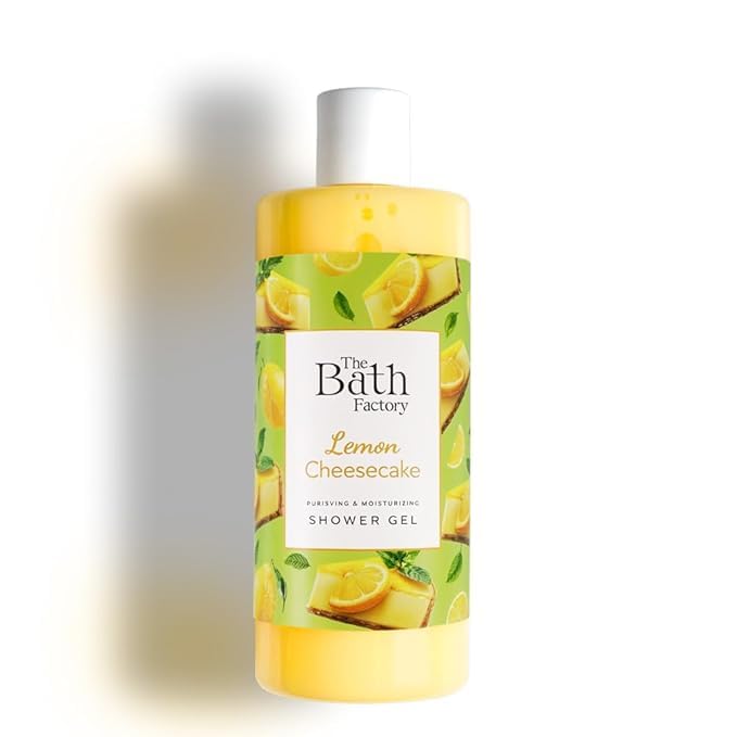 The Bath Factory Lemon Cheesecake Moisturizing Shower Gel for Women - Fresh & Fragrant Body Wash
