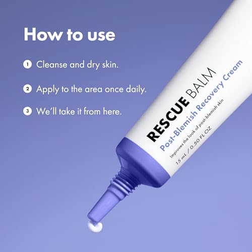 Hero Cosmetics Rescue Balm - Hydrating Post-Blemish Cream, 15mL