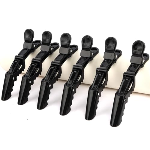 30 Pack Black Alligator Hair Clips for Styling & Sectioning