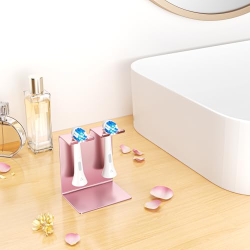 WAYASI Rose Gold Electric Toothbrush Holder - Wall Mounted & Desktop