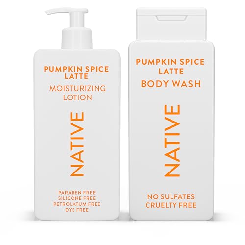 Native Pumpkin Spice Latte Body Wash & Moisturizing Lotion Set