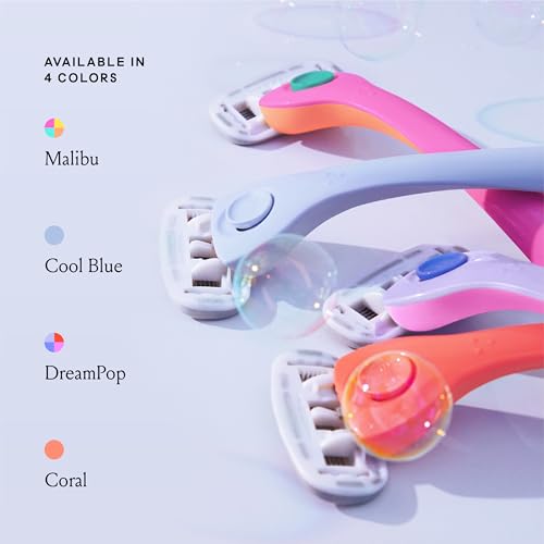 Billie Women's Razor Set - 5 Blade with Magnetic Holder & Aloe